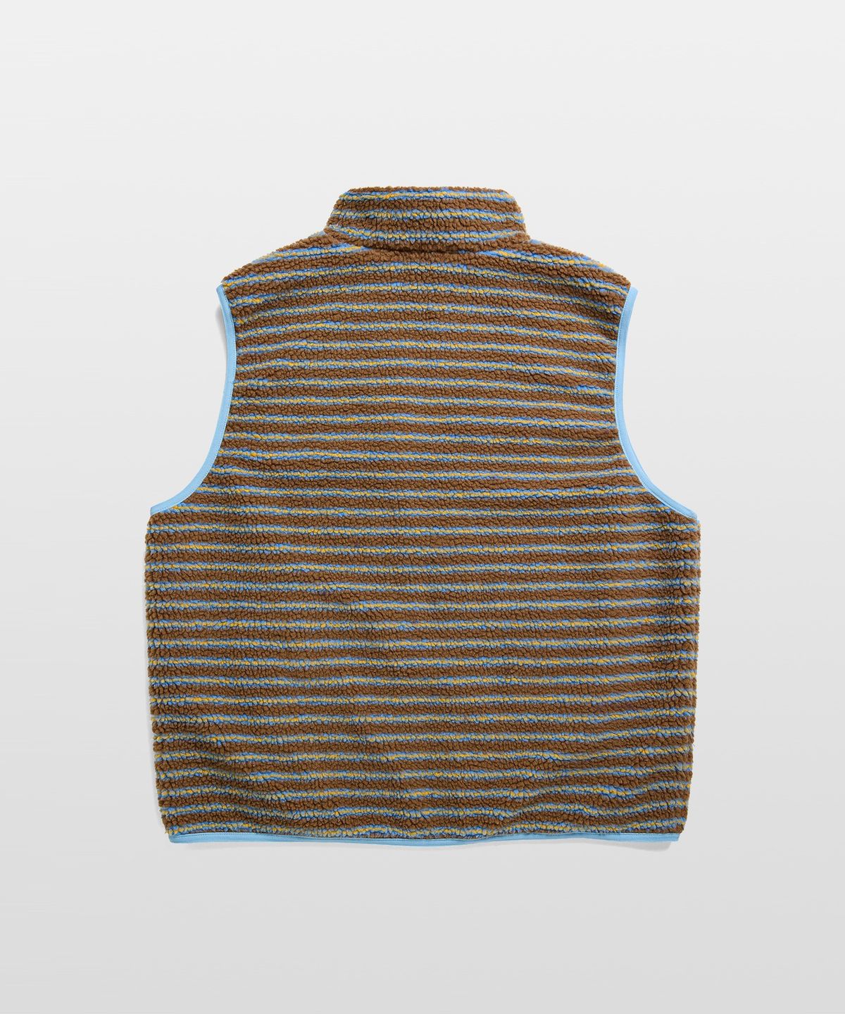 잔스포츠(JANSPORT) 로고 패턴 플리스 리버서블 베스트 BROWN