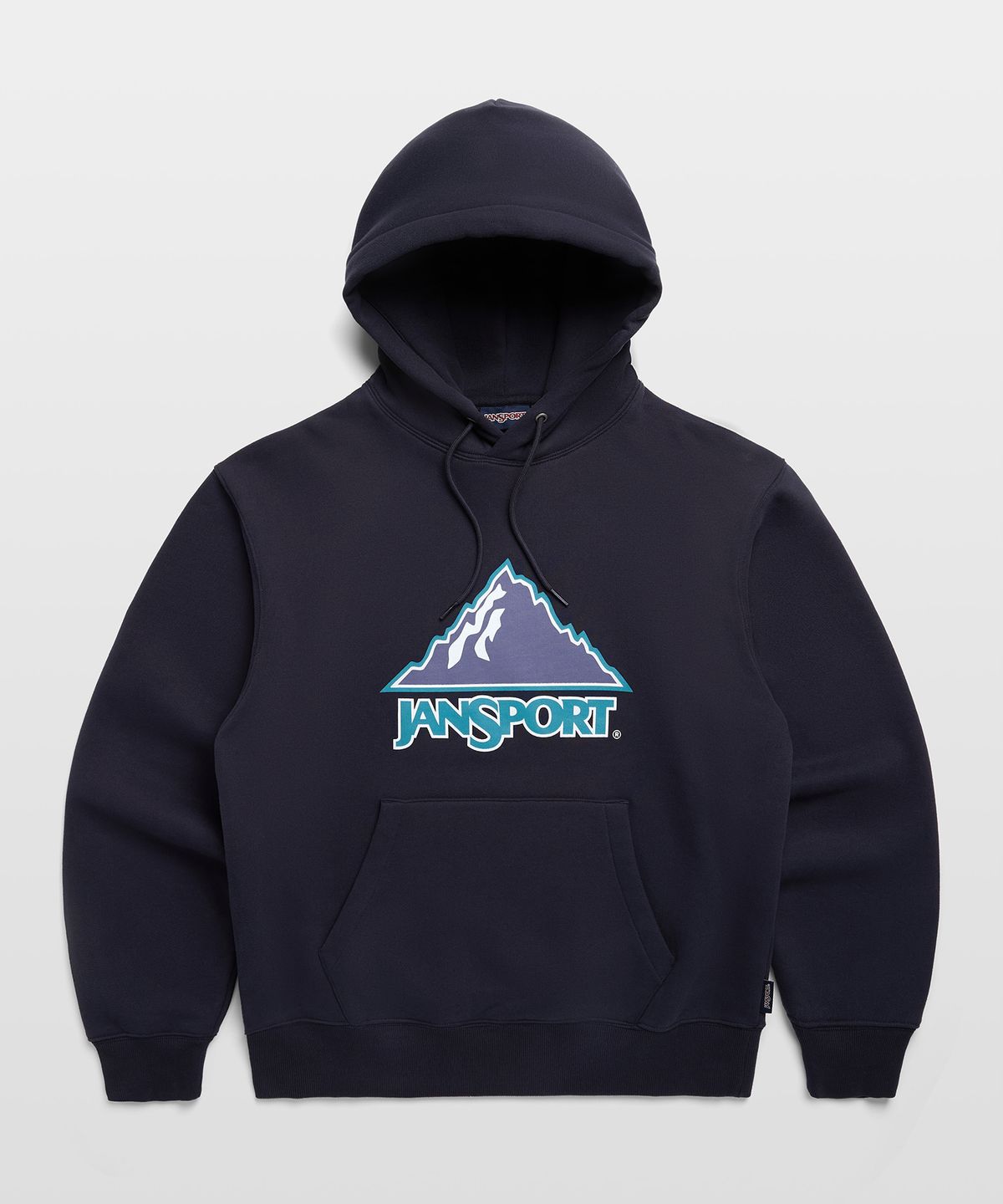 잔스포츠(JANSPORT) 리니어 로고 후디 NAVY