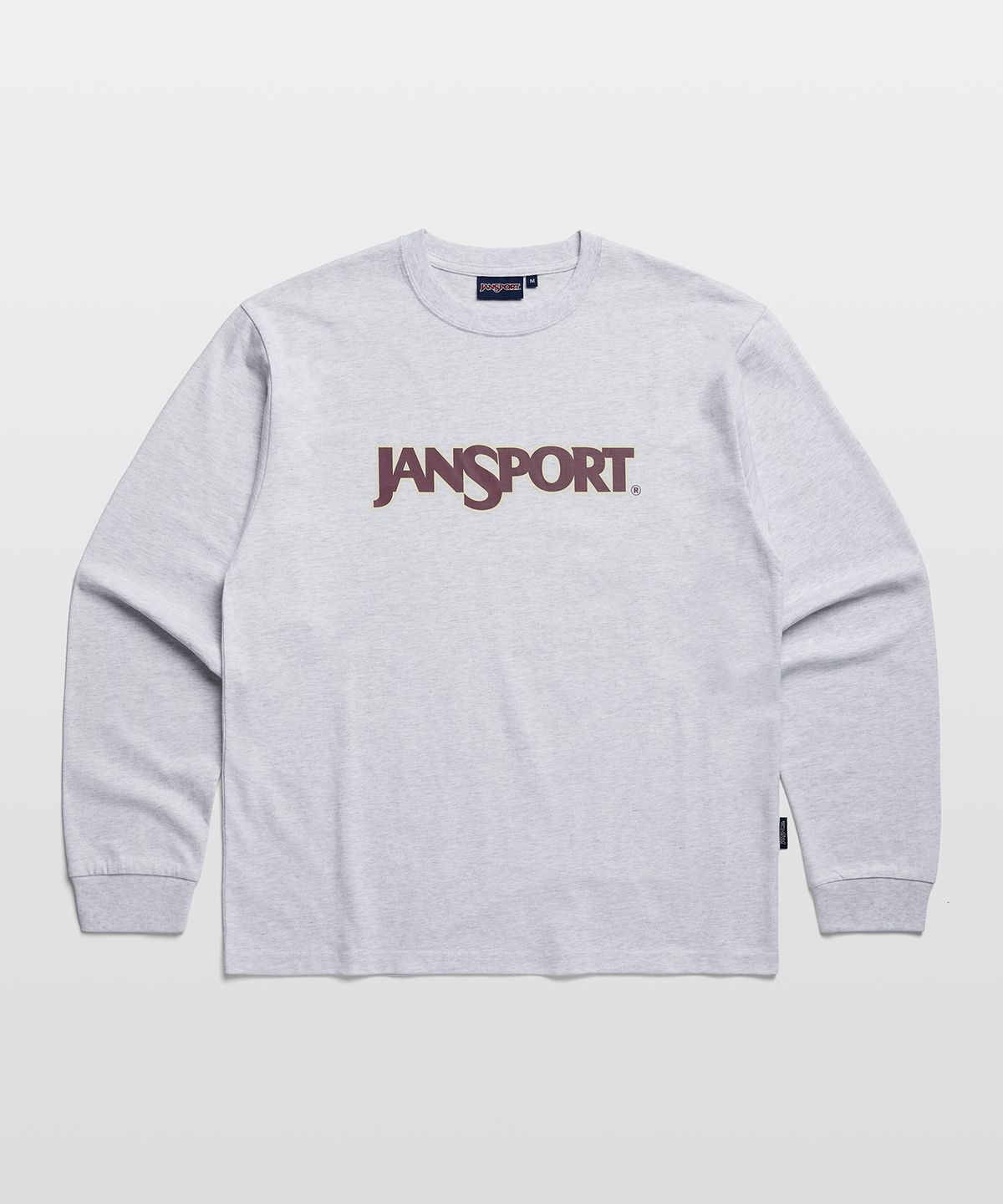 잔스포츠(JANSPORT) 베이직 로고 롱슬리브 Melange