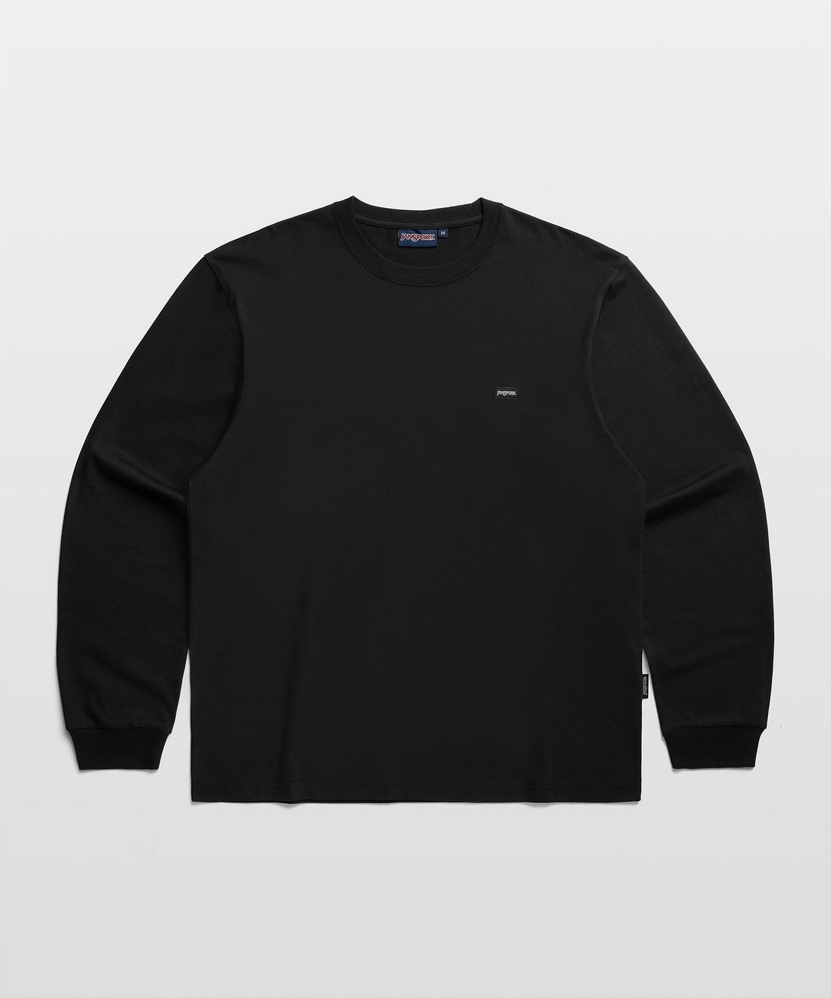 잔스포츠(JANSPORT) 박스 로고 롱슬리브 BLACK