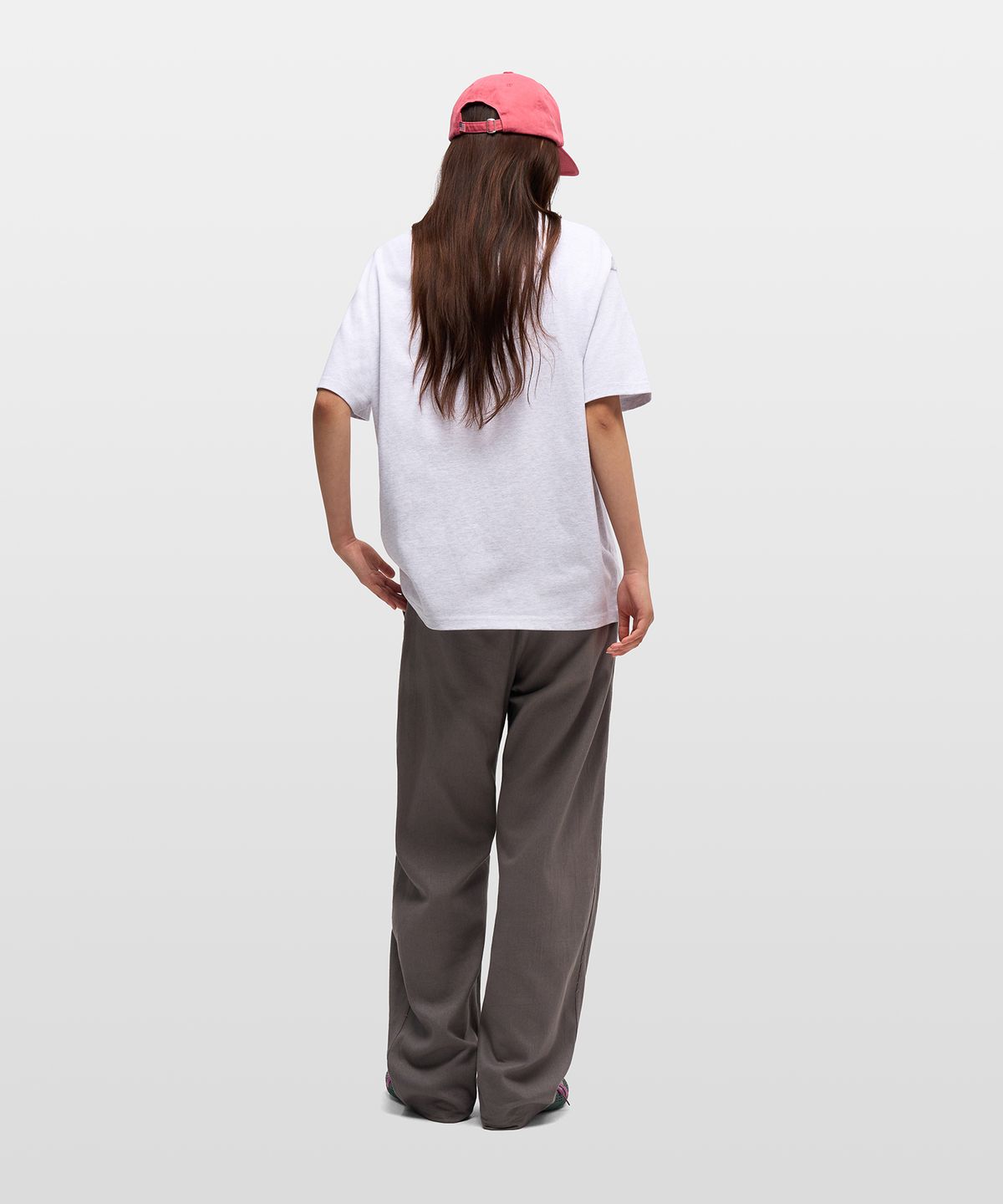잔스포츠(JANSPORT) 그래픽 로고 티셔츠 MELANGE