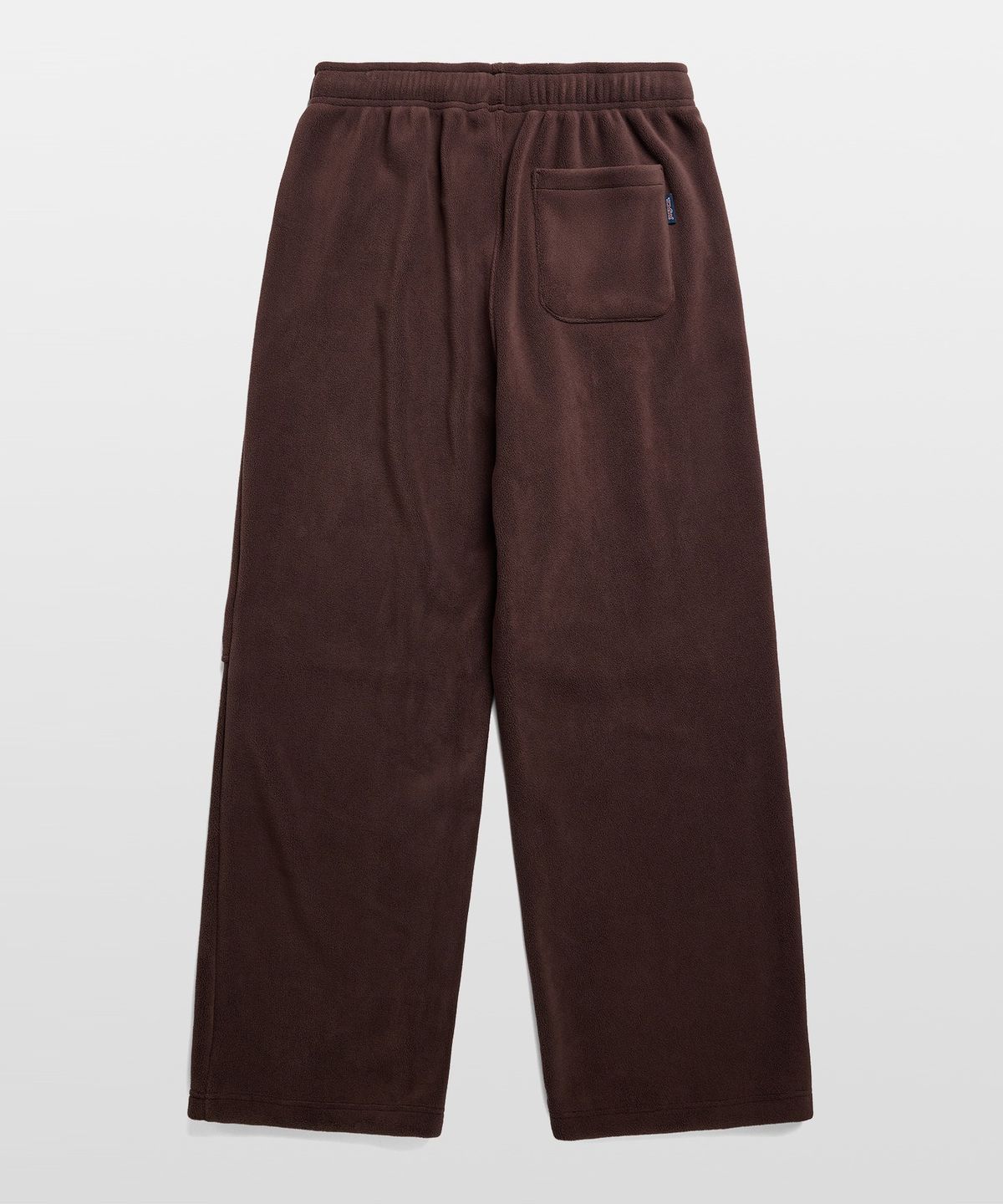잔스포츠(JANSPORT) 로고 플리스 팬츠 BROWN