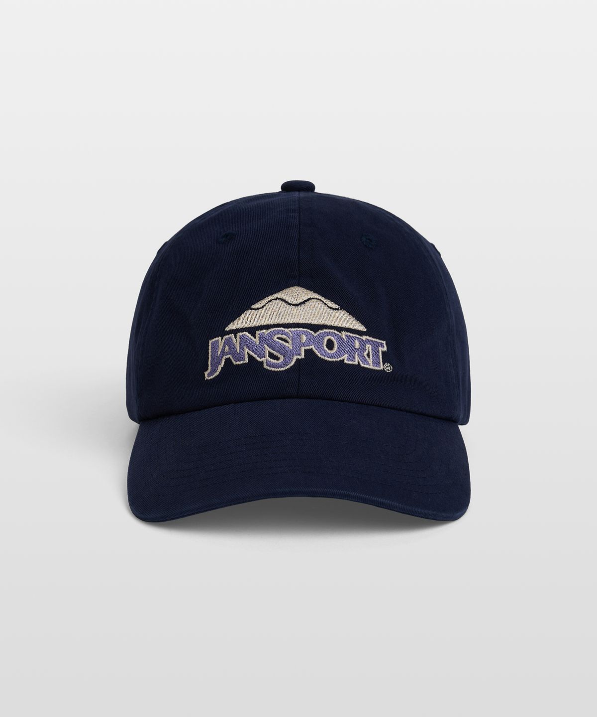 잔스포츠(JANSPORT) 리니어 로고 캡 NAVY