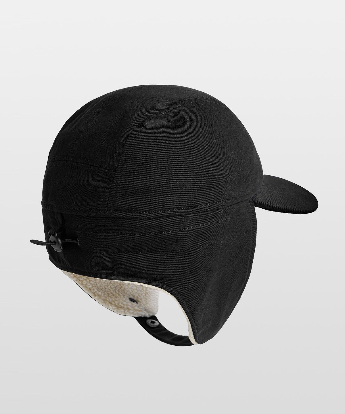 잔스포츠(JANSPORT) 베이직 로고 이어머프 캡 BLACK