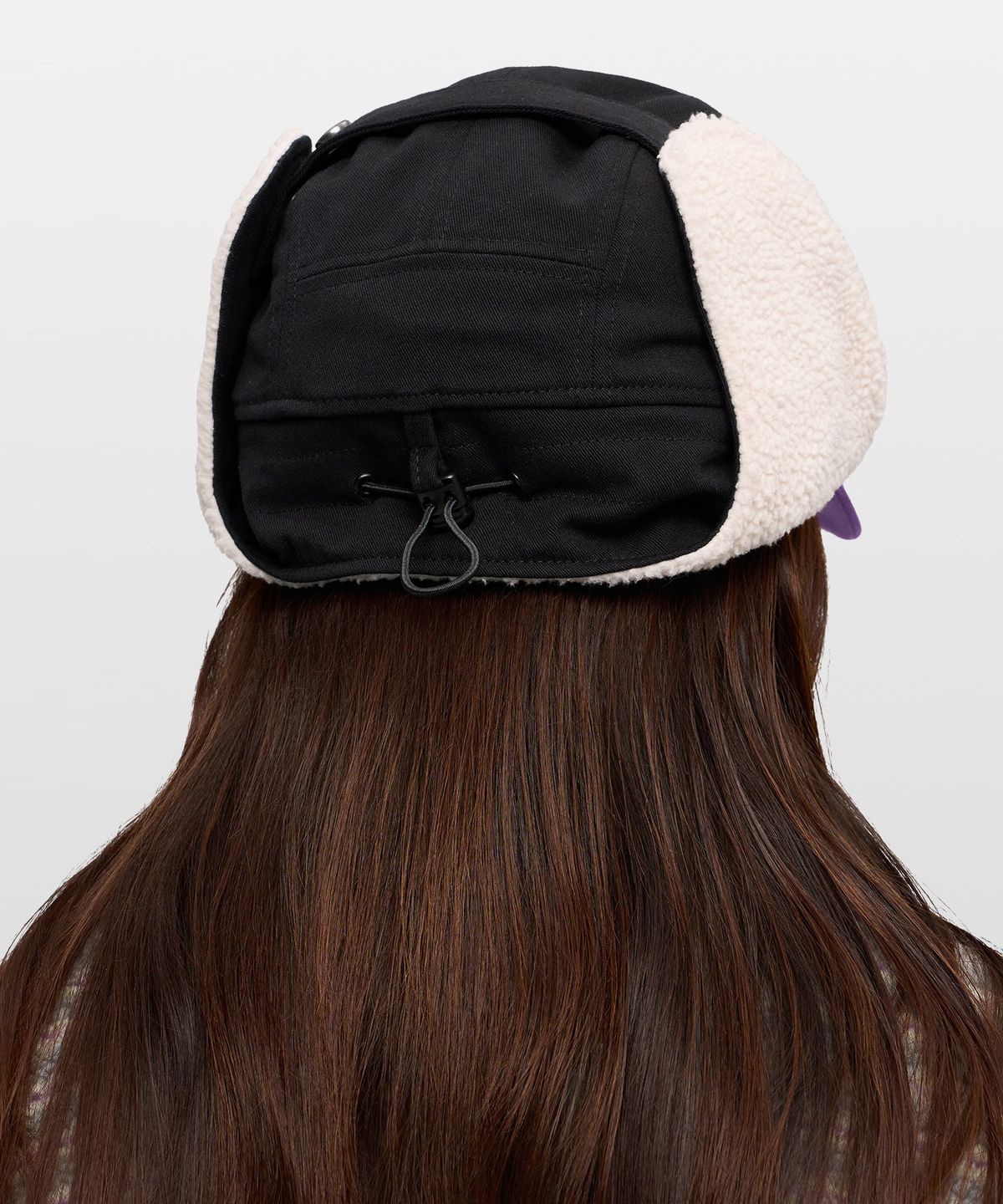 잔스포츠(JANSPORT) 베이직 로고 이어머프 캡 PURPLE