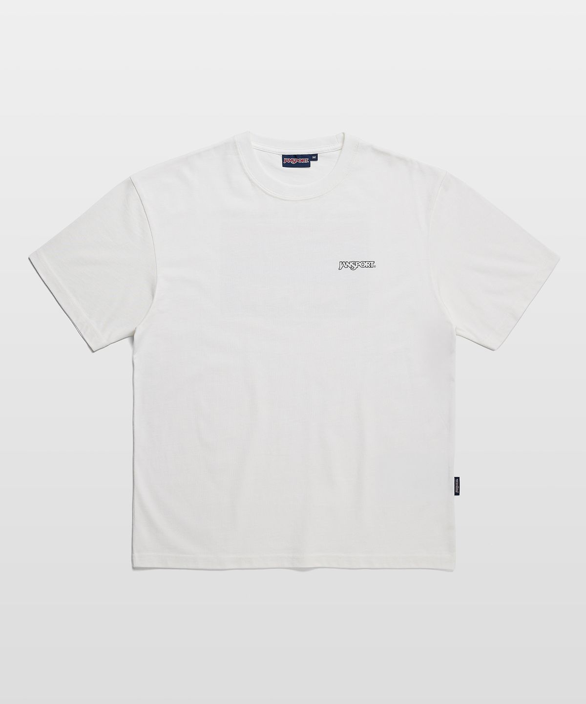 잔스포츠(JANSPORT) 시티 로고 티셔츠 WHITE