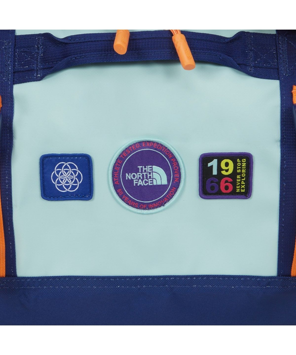 노스페이스(THE NORTH FACE) NN2FS80A 베이스 캠프 더플 팩-스몰 PASTEL BLUE