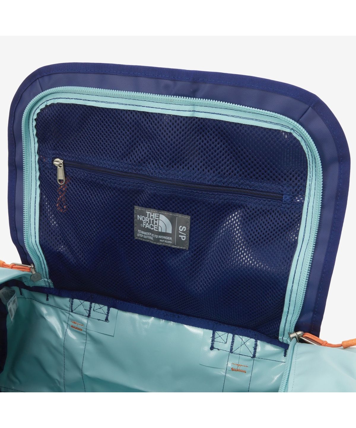노스페이스(THE NORTH FACE) NN2FS80A 베이스 캠프 더플 팩-스몰 PASTEL BLUE