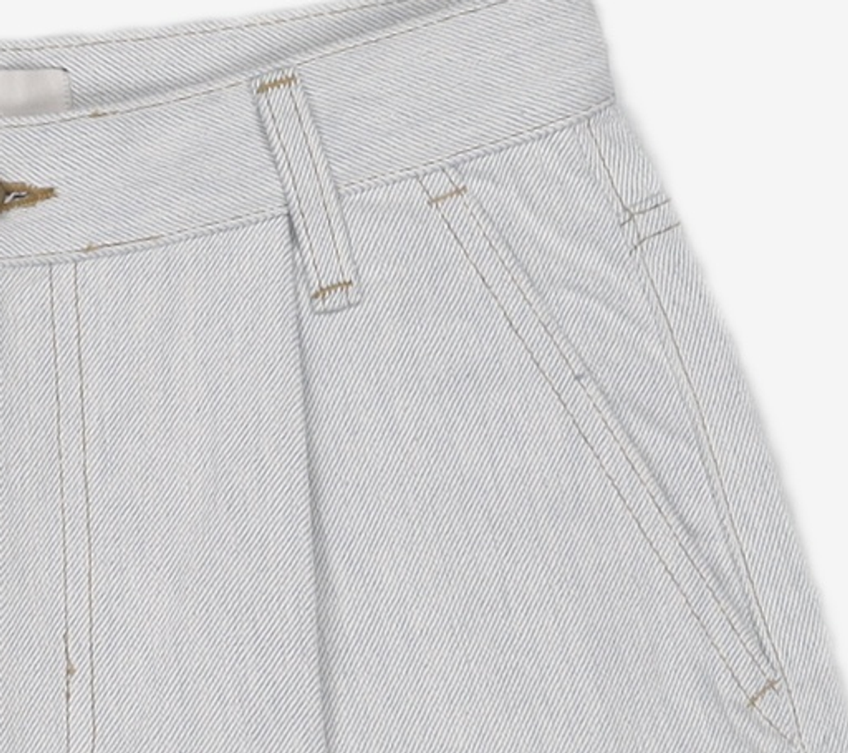 아바몰리(AVA MOLLI) ONE-TUCK LIGHT DENIM PT (L/BLUE) M