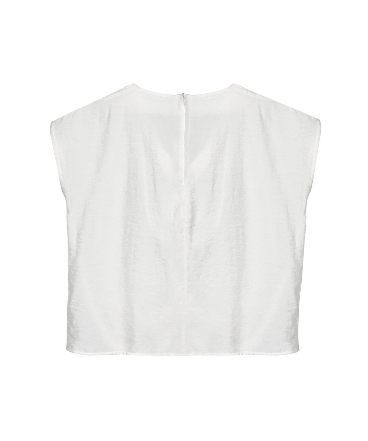 닉앤니콜(NICK&NICOLE) DRAPE NECK BLOUSE_WHITE