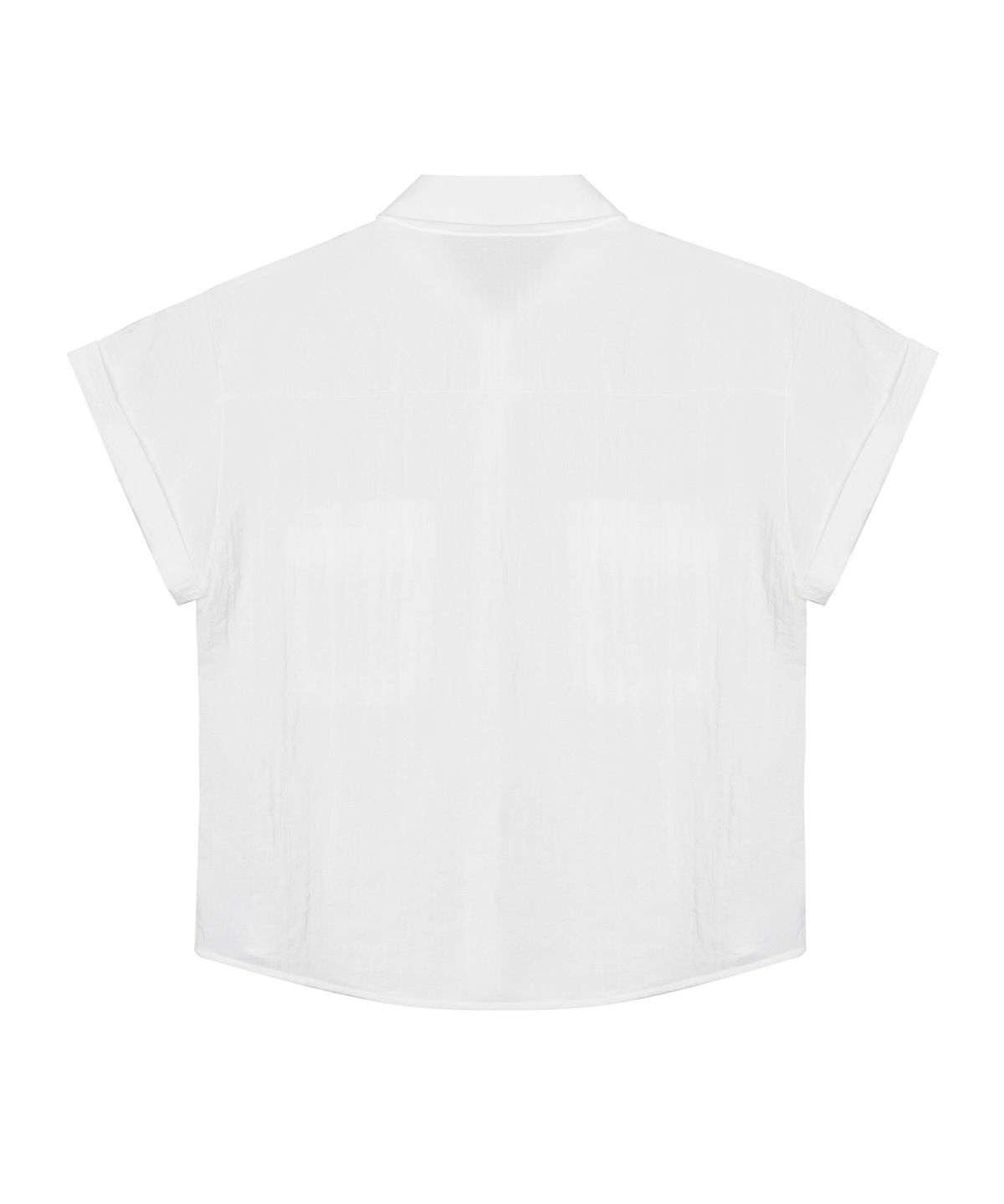 닉앤니콜(NICK&NICOLE) UTILITY POCKET HALF SHIRT_IVORY