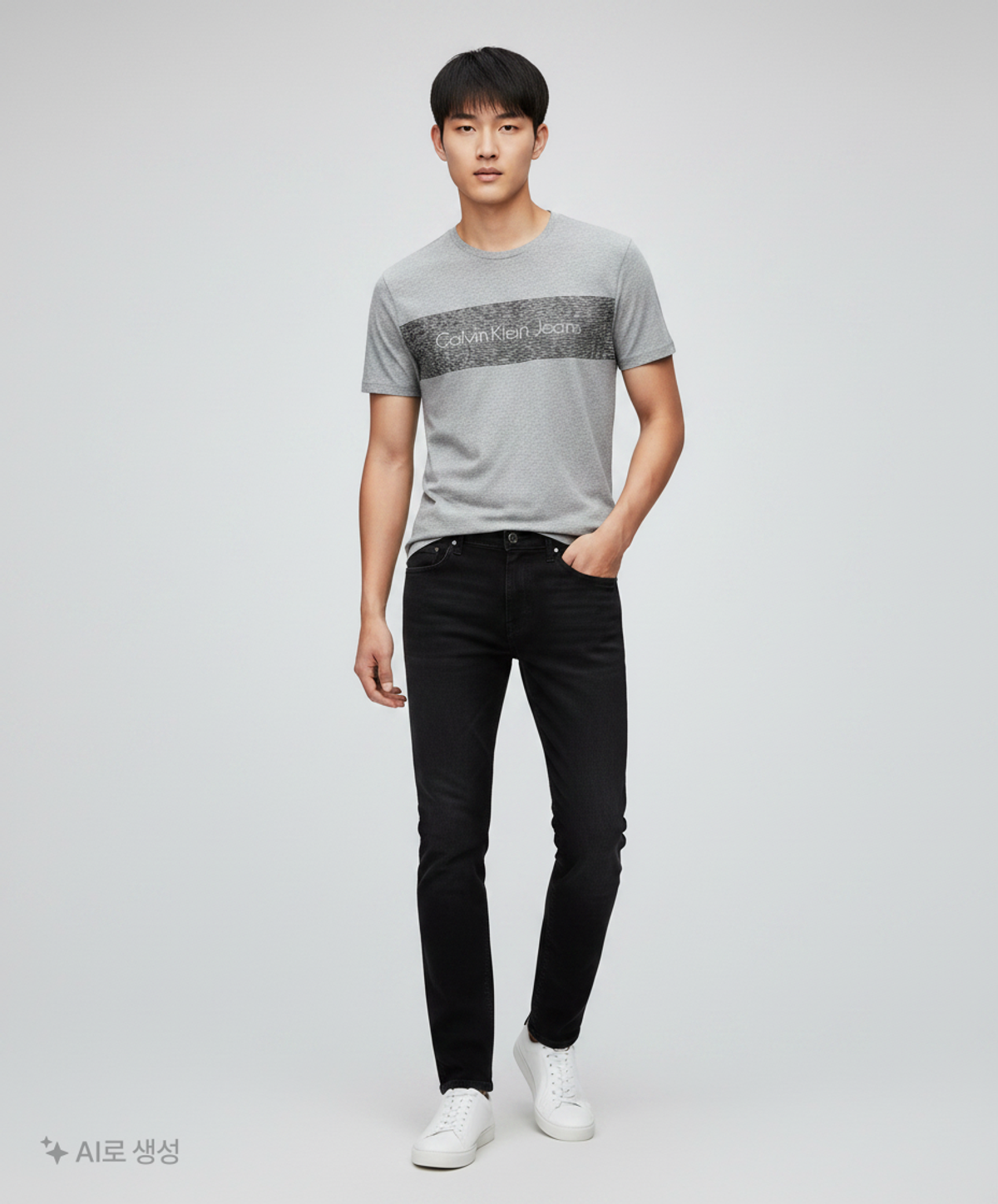 캘빈클라인 진(CALVIN KLEIN JEANS) 반소매 티셔츠 L