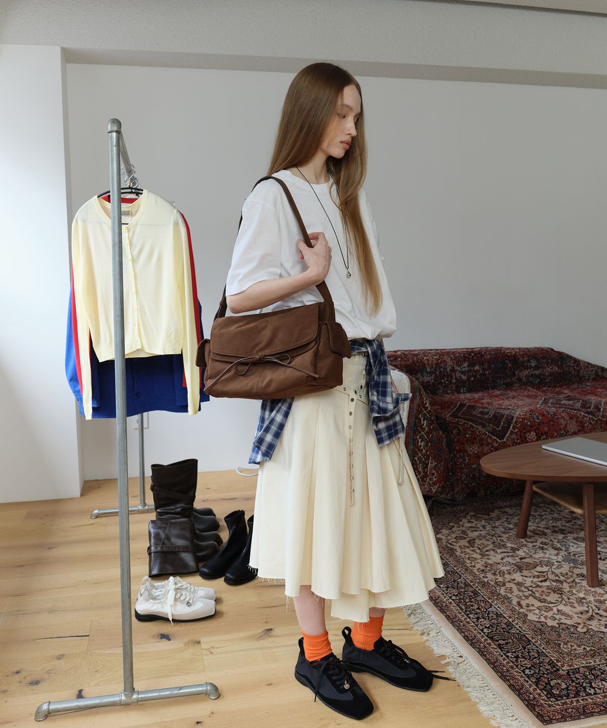 질바이질스튜어트(JILL BY JILLSTUART) [벨라] 리본 투플랩 크로스백 - 2color