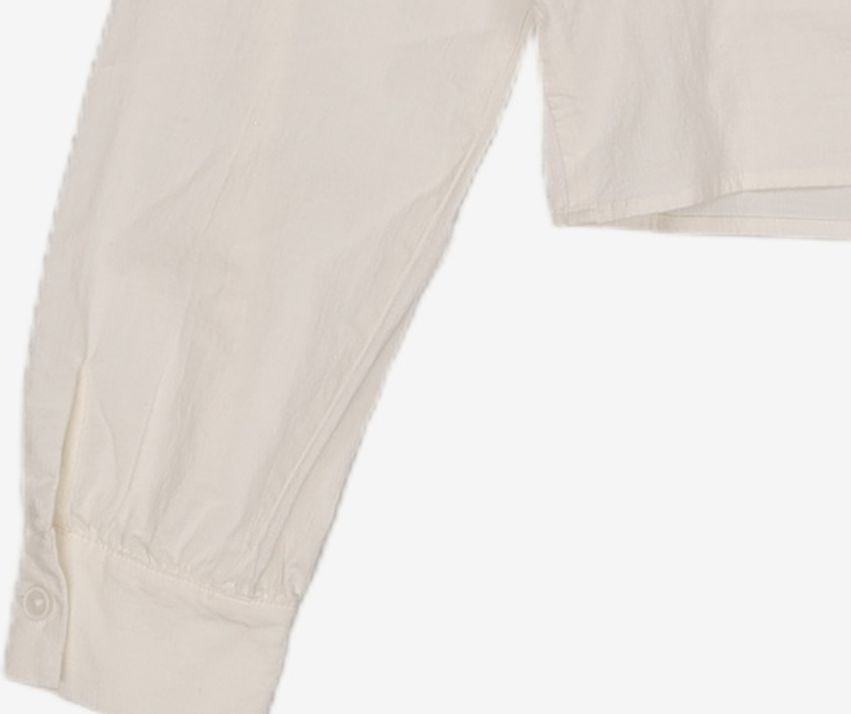 미쏘(MIXXO) 셔츠형 크롭 블라우스 MIWBLD323G S