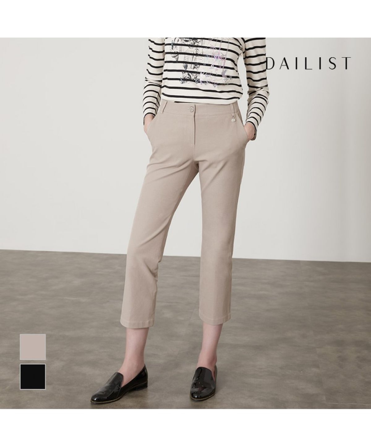 데일리스트(DAILIST) 면혼방 팬츠_MDBDLYF7131
