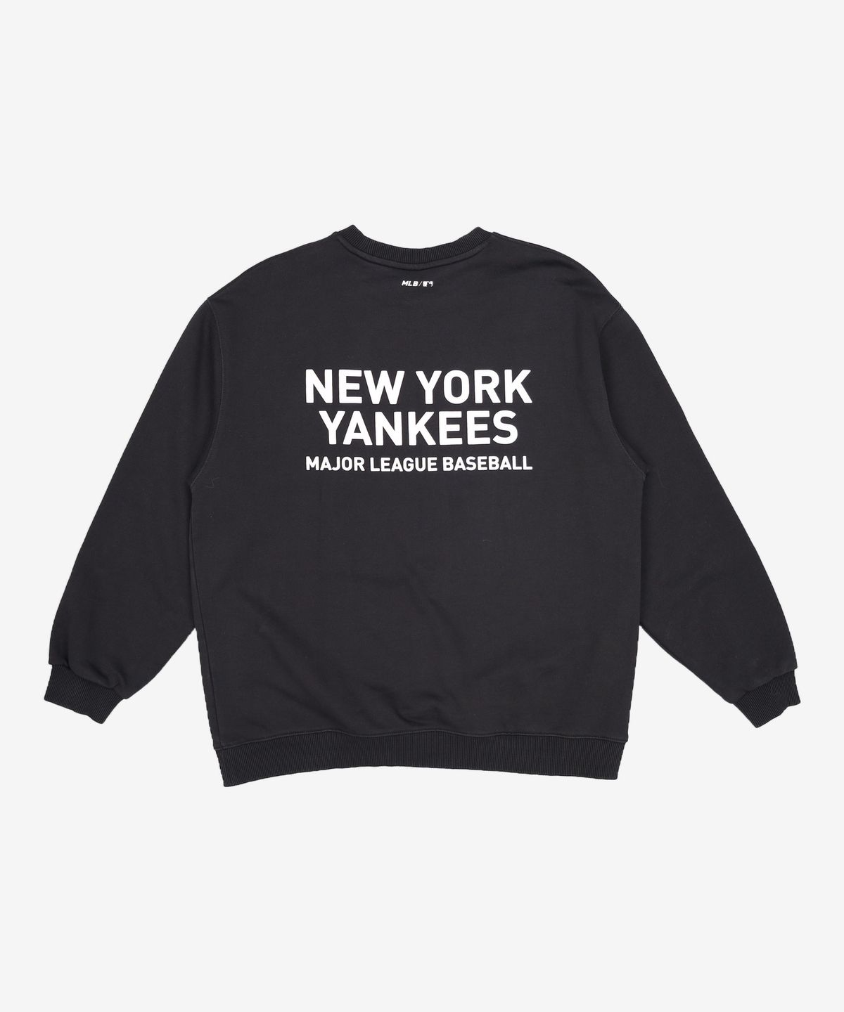 엠엘비(MLB) 심플 로고 오버핏 맨투맨 NY (BLACK) M