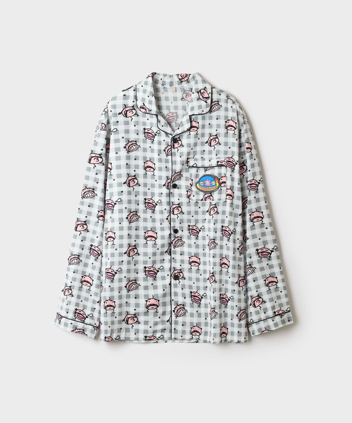 스파오(SPAO) [다마고치] 긴팔 파자마(Gray)_SPPPG49U09