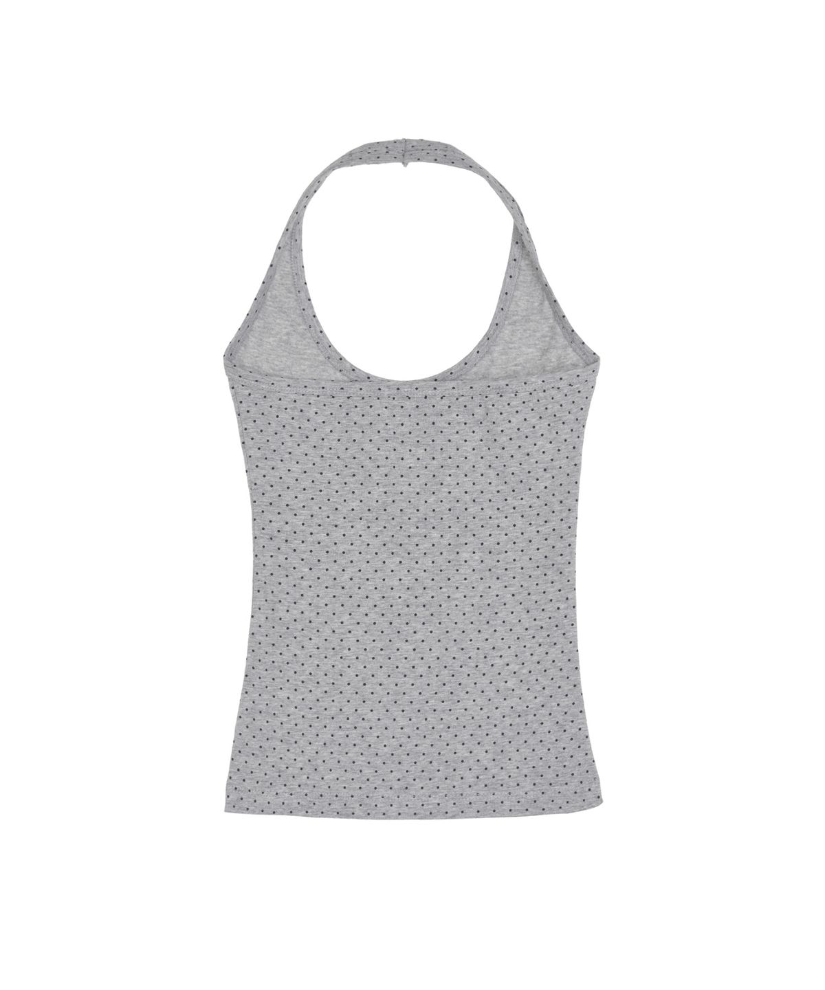 닉앤니콜(NICK&NICOLE) DOT HALTER NECK SLEEVELESS TOP_MELANGE