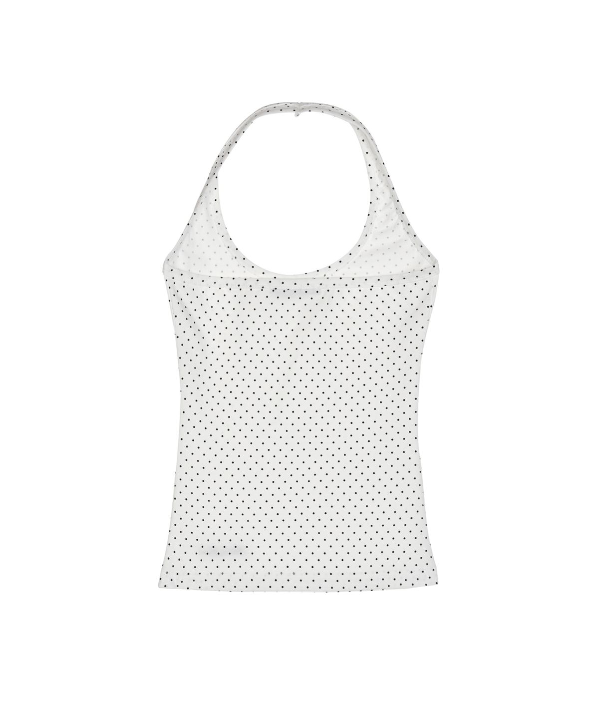 닉앤니콜(NICK&NICOLE) DOT HALTER NECK SLEEVELESS TOP_IVORY