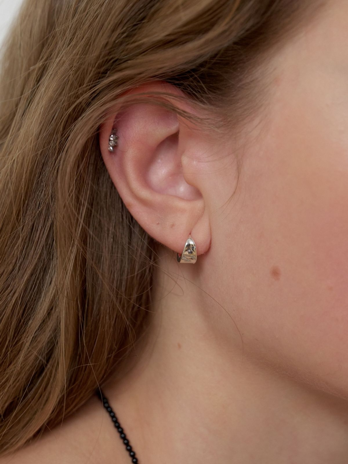 러브미몬스터(LOVE ME MONSTER) Rough Cone Ring Earrings (L262MER080)