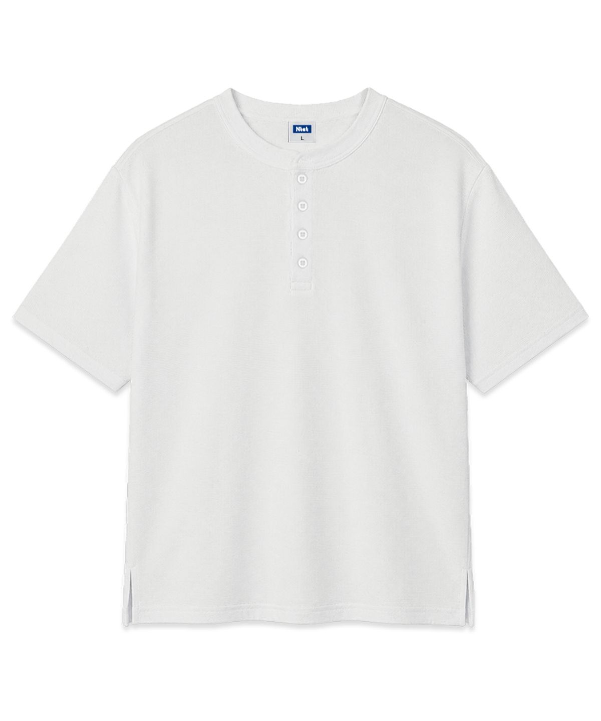 엔티이티(NTET) 스탠다드 와플 헨리넥 반팔 티셔츠 (3color)