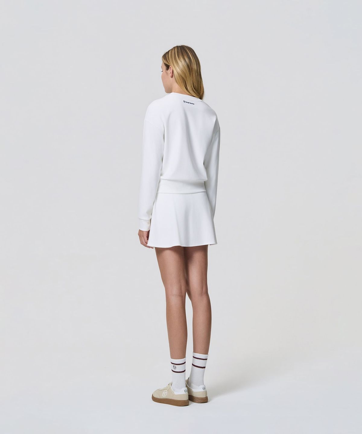 세르지오 타키니(SERGIO TACCHINI) W 액티브 플레어 스커트 (White)