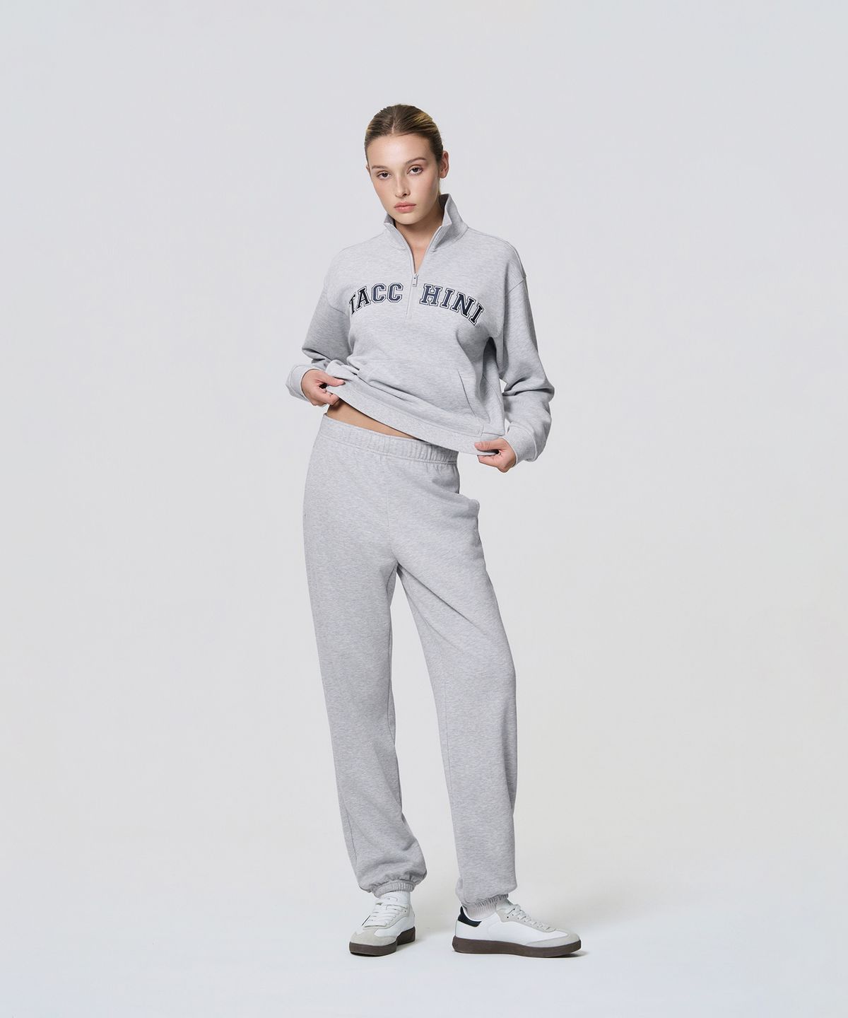 세르지오 타키니(SERGIO TACCHINI) W 버터쭈리 조거 팬츠 (Melange Grey)