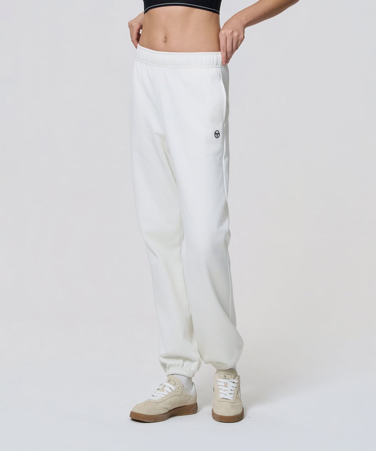 세르지오 타키니(SERGIO TACCHINI) W 버터쭈리 조거 팬츠 (Ivory)