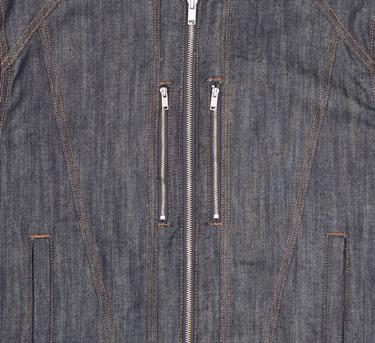 피스워커(PIECE WORKER) Terso Raw Indigo Biker Jacket L