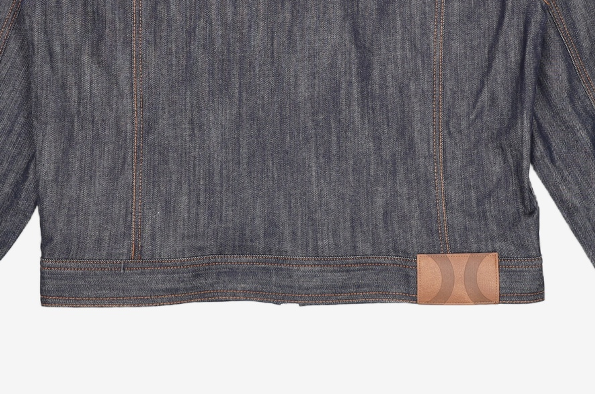 피스워커(PIECE WORKER) Terso Raw Indigo Biker Jacket L