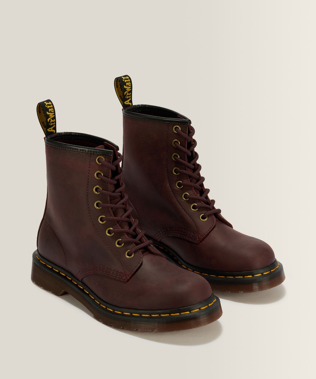 닥터마틴(DR.MARTENS) 1460 8홀 부츠 - 체리 레드 크레이지 홀스 / 11822609