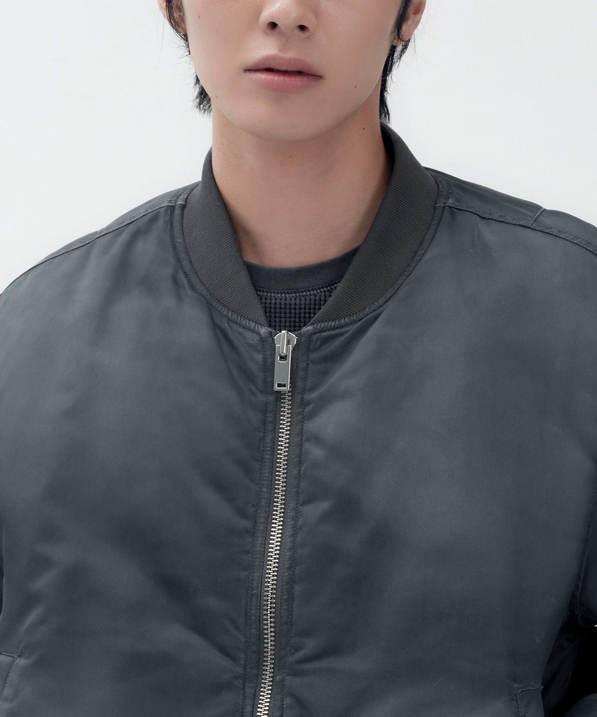 무신사 스탠다드(MUSINSA STANDARD) 피그먼트 MA-1 보머 재킷 [네이비]