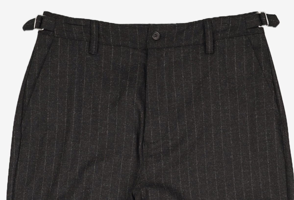 해칭룸(HATCHINGROOM) Bondage Snow Trousers Corduroy Shadow Check Black S