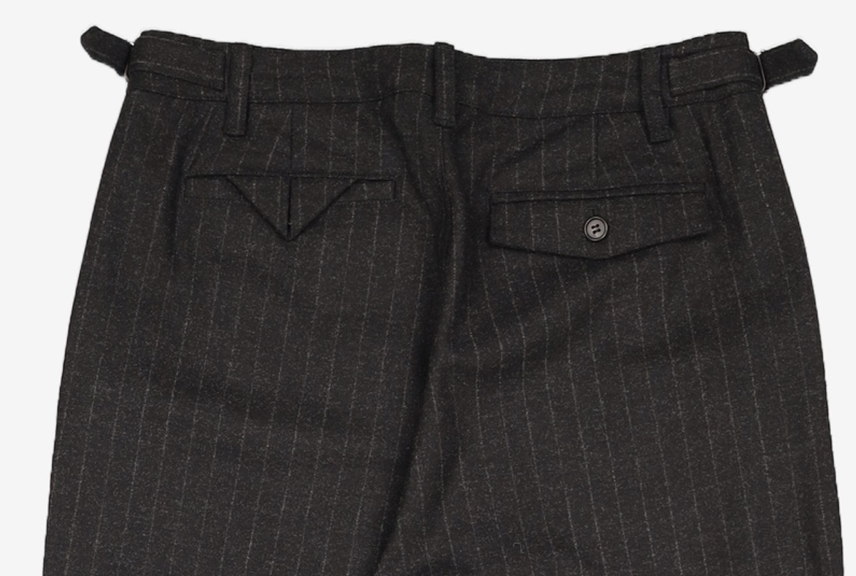 해칭룸(HATCHINGROOM) Bondage Snow Trousers Corduroy Shadow Check Black S
