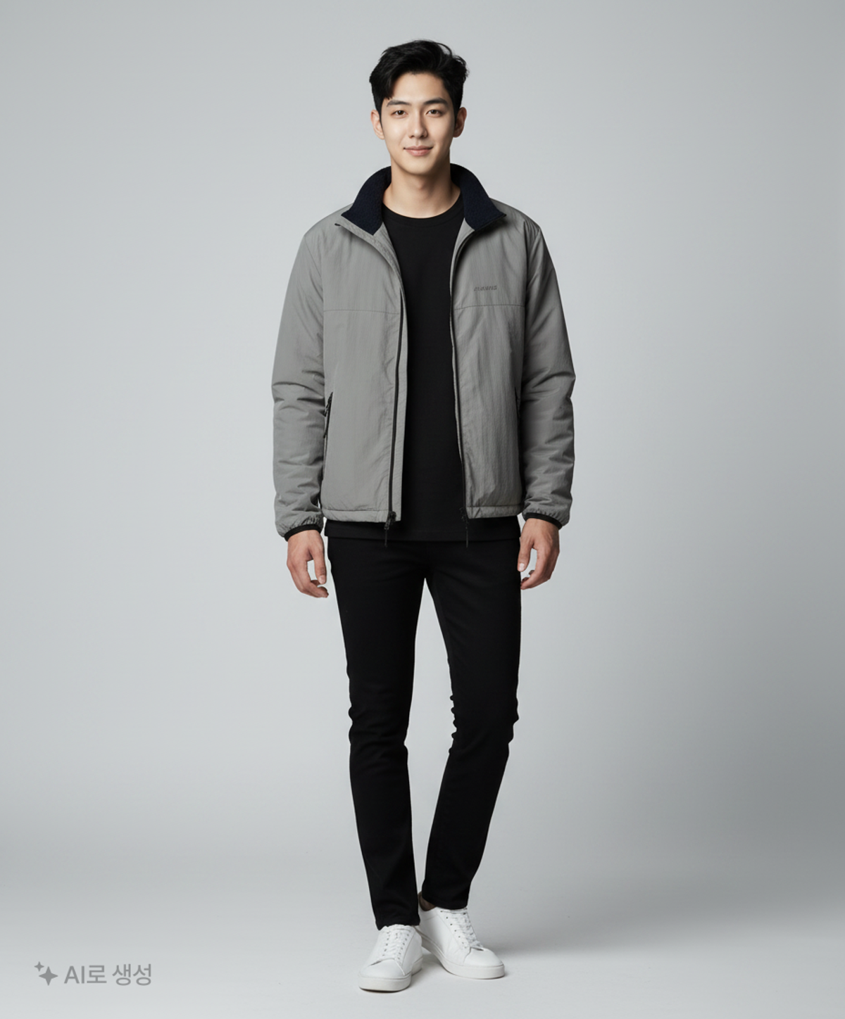 그라미치(GRAMICCI) 리버시블 셰르파 자켓 Navy / Grey USA M
