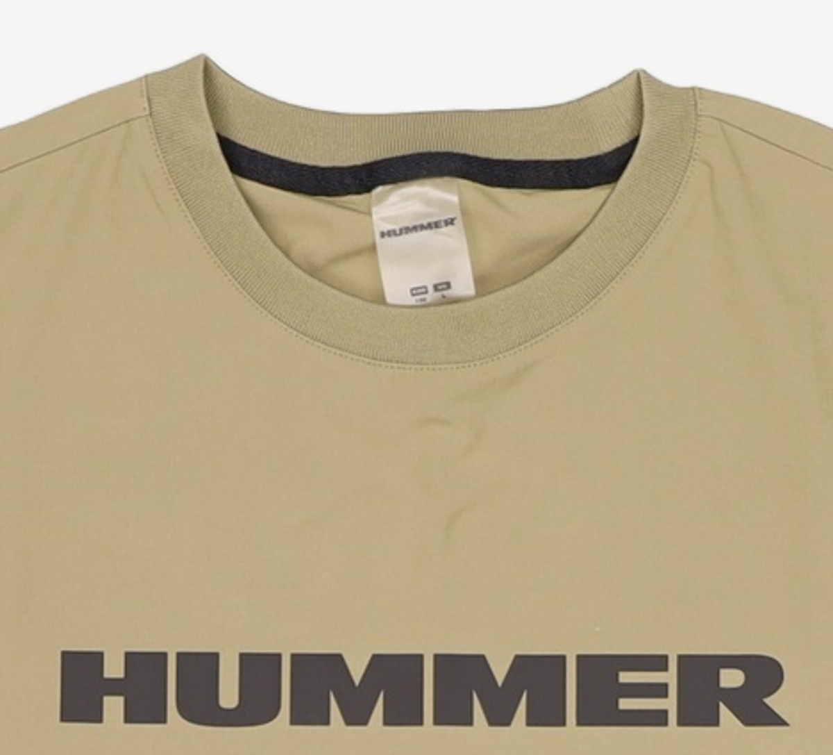 험머(HUMMER) 우먼 H4 라이크라 써머 반팔 티셔츠 카키 100