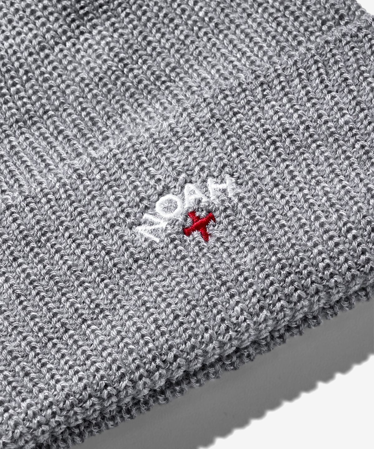 노아(NOAH) (U) 코어 로고 비니 헤더 그레이 CORE LOGO BEANIE HEATHER GREY