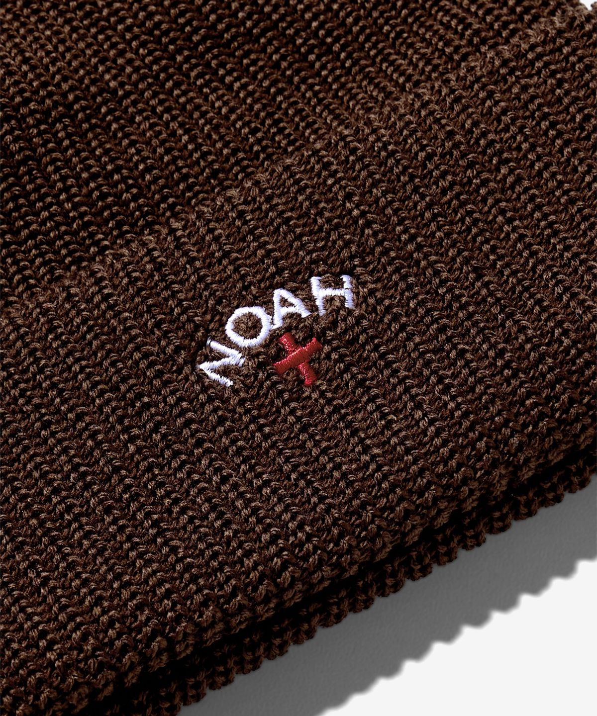 노아(NOAH) (U) 코어 로고 비니 브라운 CORE LOGO BEANIE BROWN