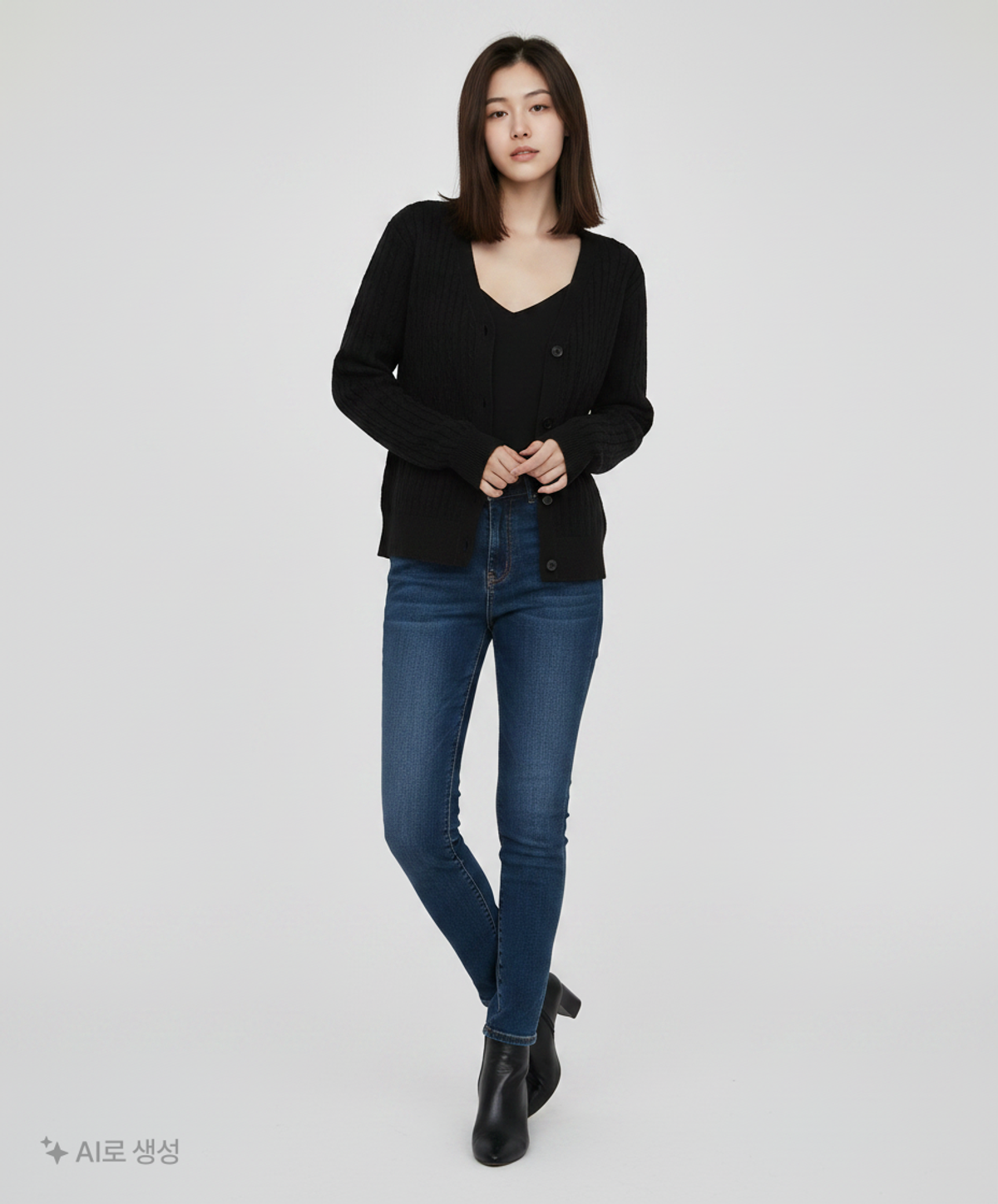더엣지(THEATG) 카디건 100