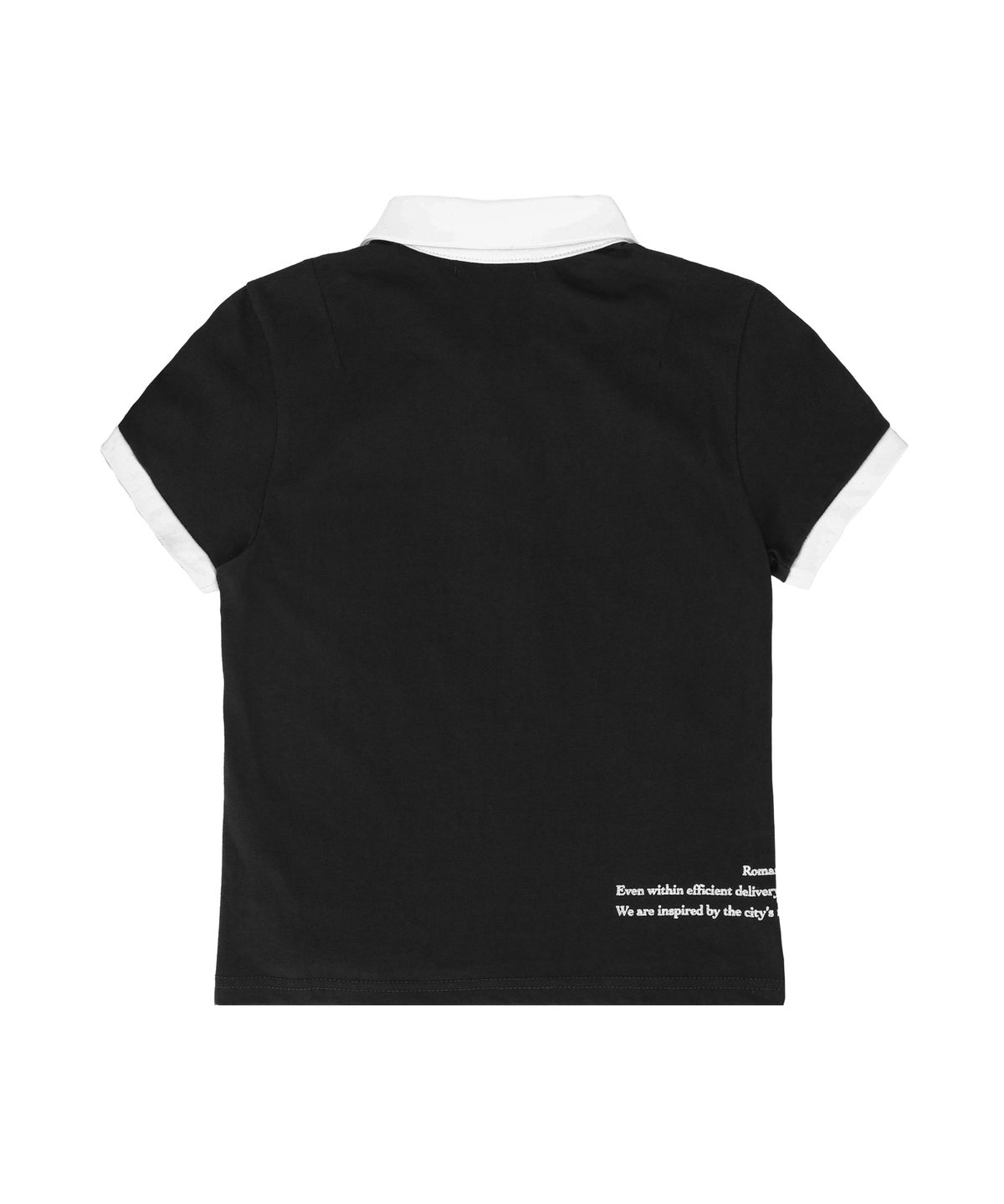 헤일로(HAIILO) Tilter Callar Tee (Flirt-black)