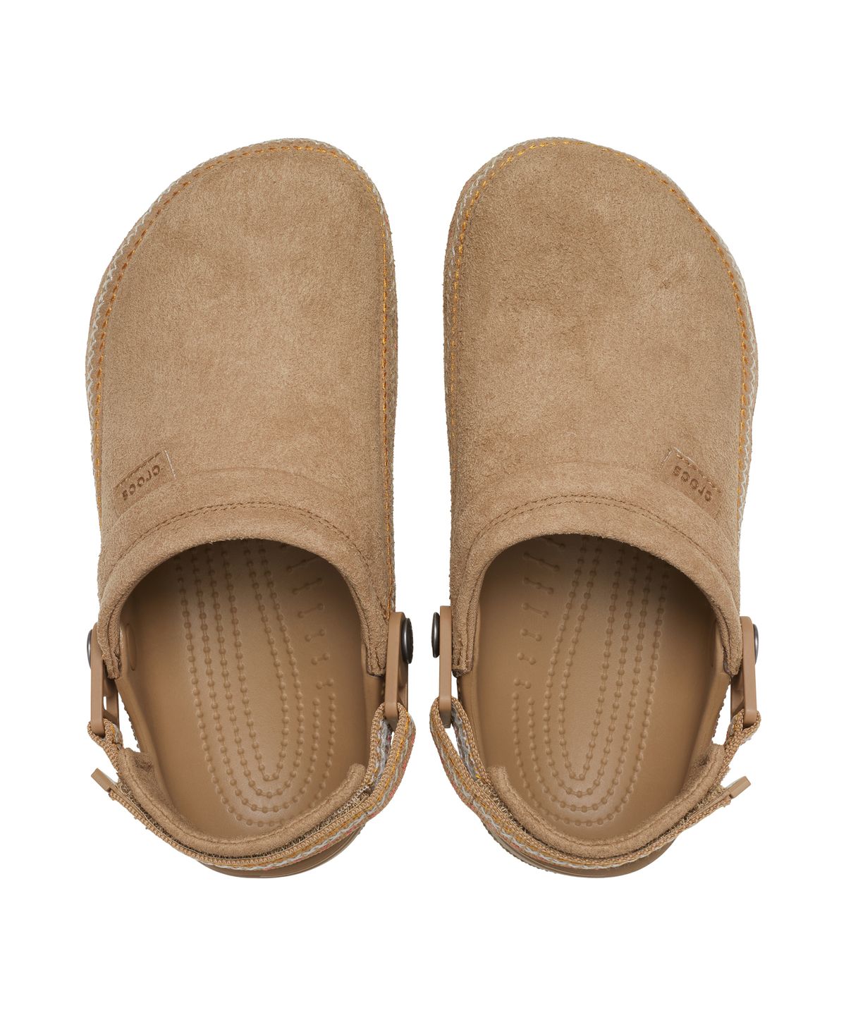크록스(CROCS) 클래식 크래프티드 비건 스웨이드 스티치 - 세피아 / 214048-2EY