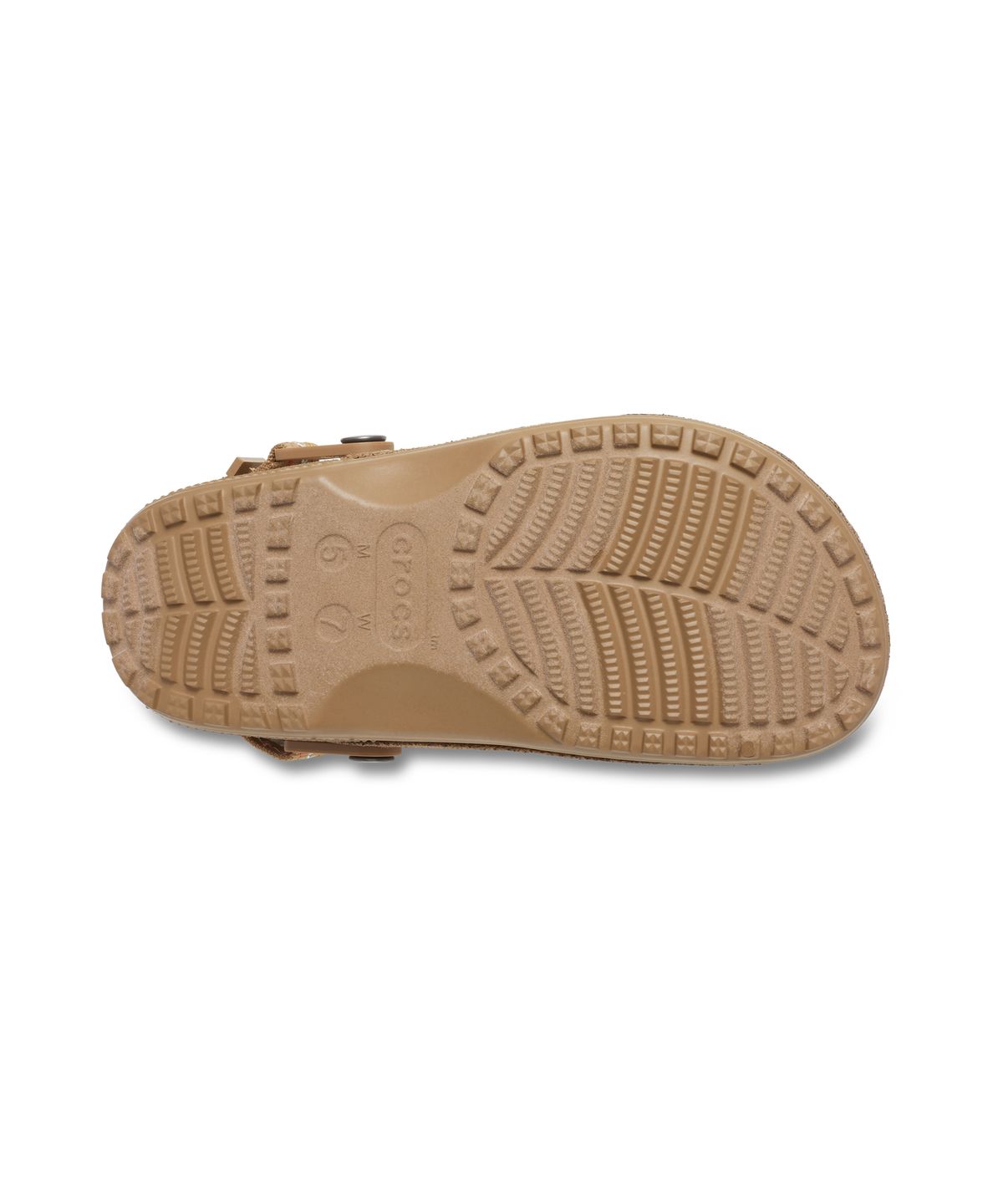 크록스(CROCS) 클래식 크래프티드 비건 스웨이드 스티치 - 세피아 / 214048-2EY