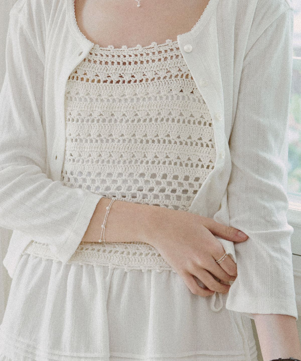 세인트스코트런던(ST.SCOTT LONDON) Lucent Twin Open Ring /STJ-RB1209WG