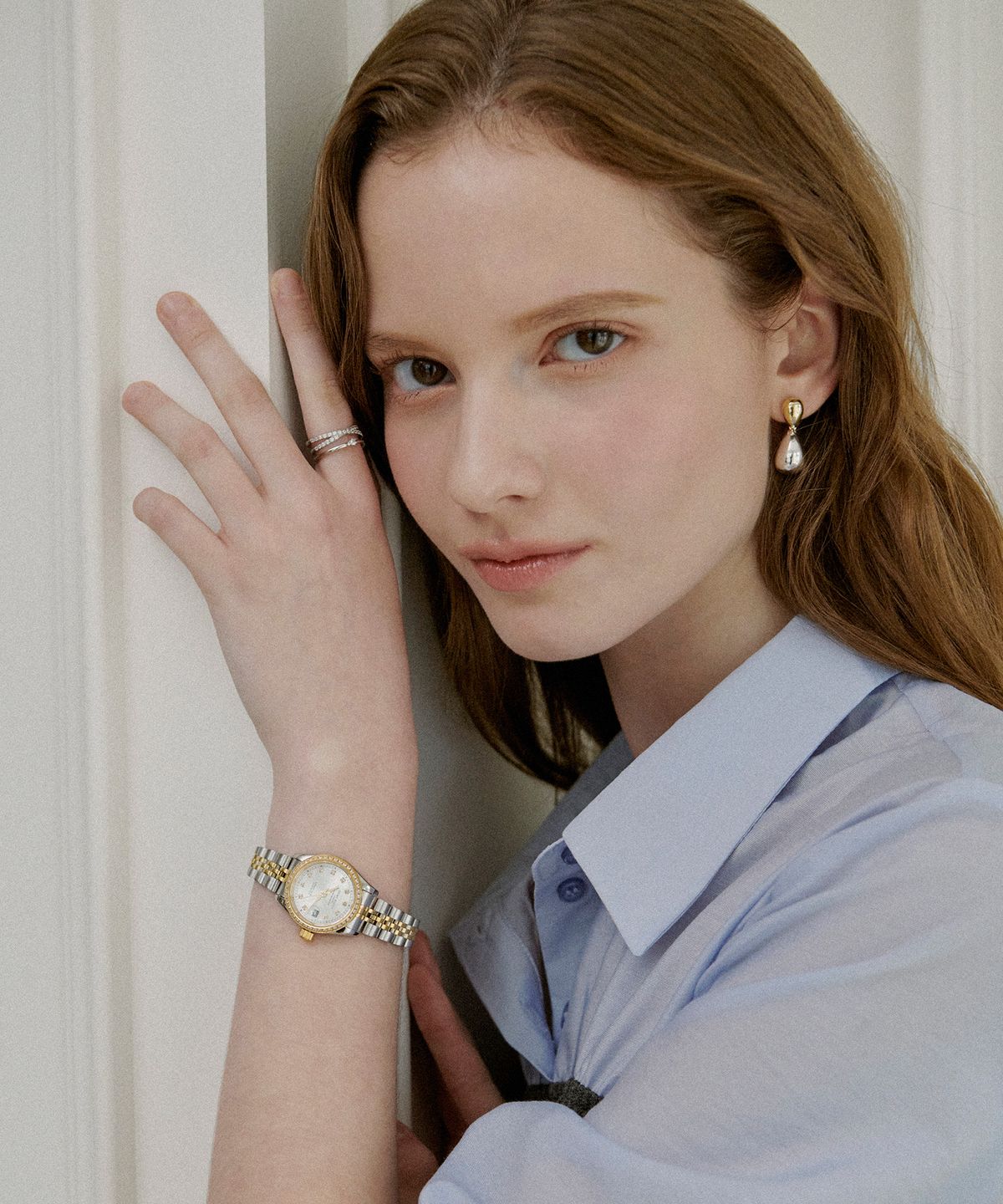 세인트스코트런던(ST.SCOTT LONDON) Jua Cubic Cross Ring /STJ-RB1206WG