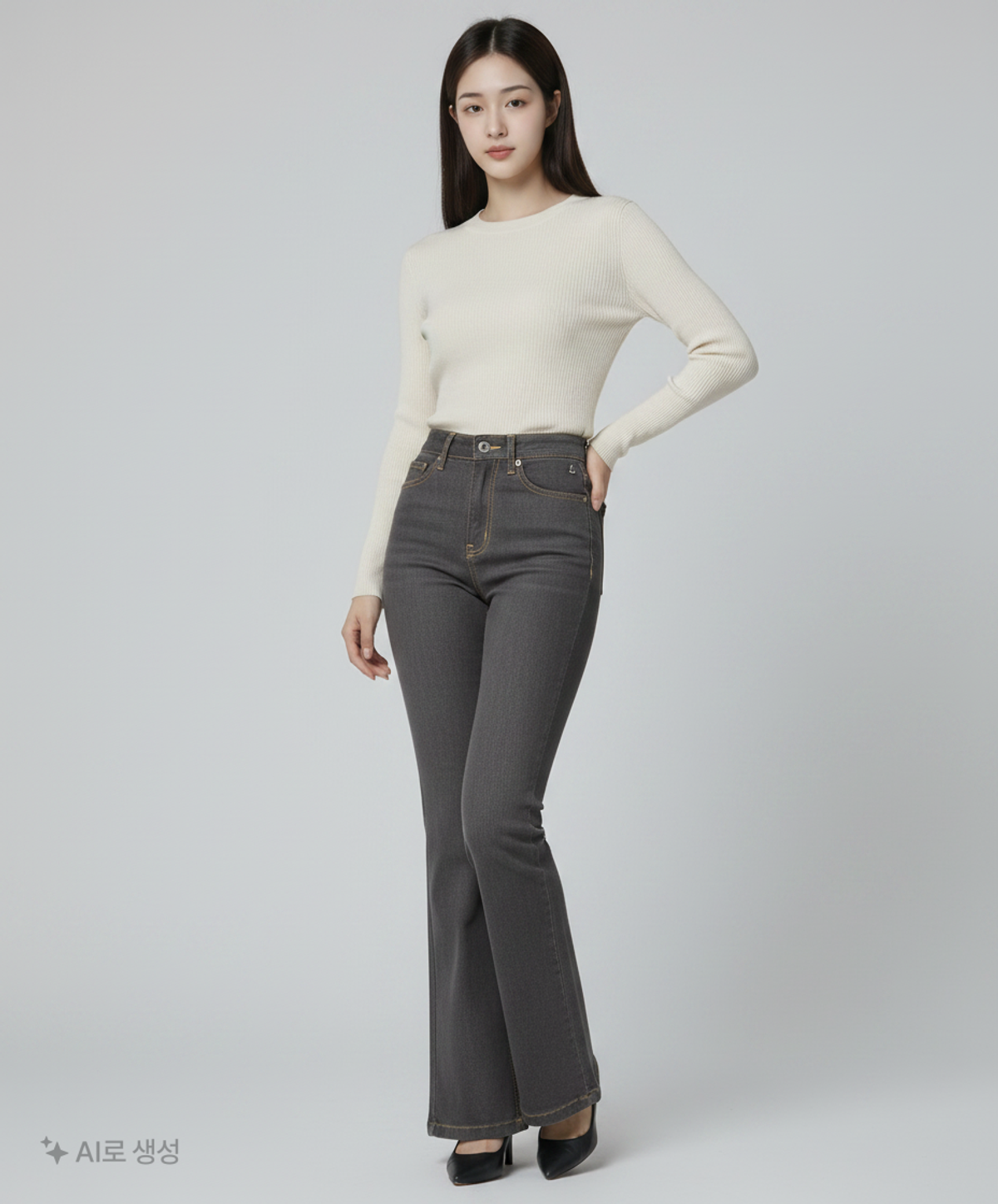 니주르(KNIZURE) 청/데님 팬츠 S