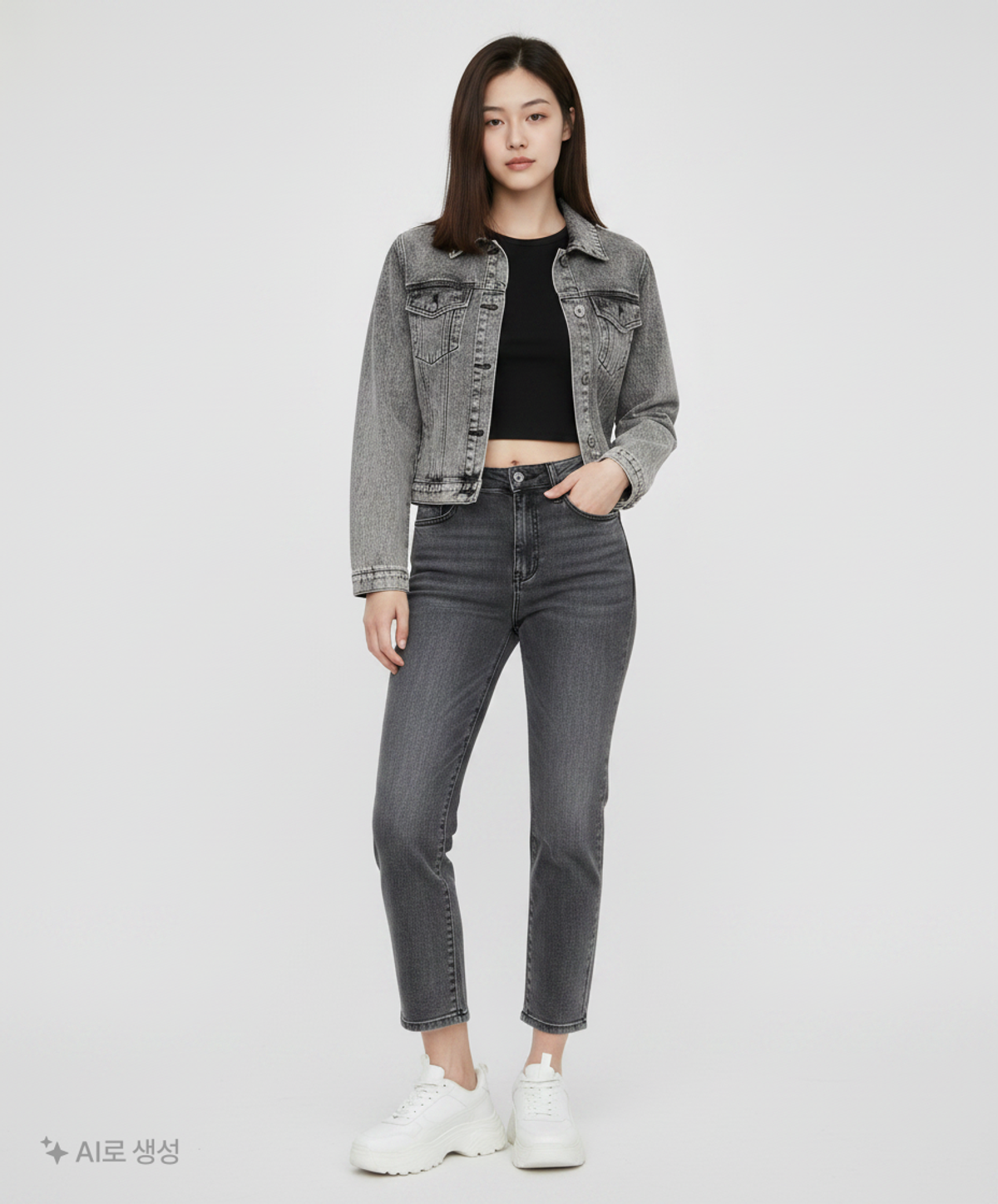 프렌다(PRENDA) 데님/트러커 재킷 F