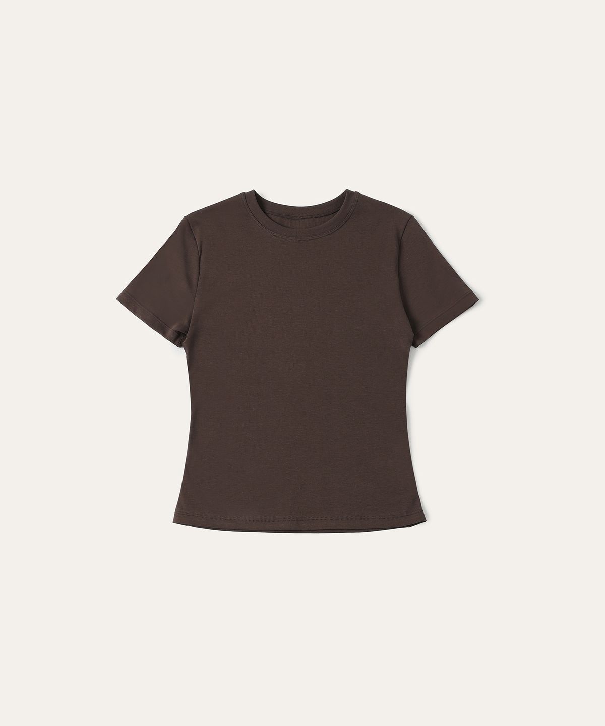 오베르(AUBER) Organic Short Sleeve - Brown
