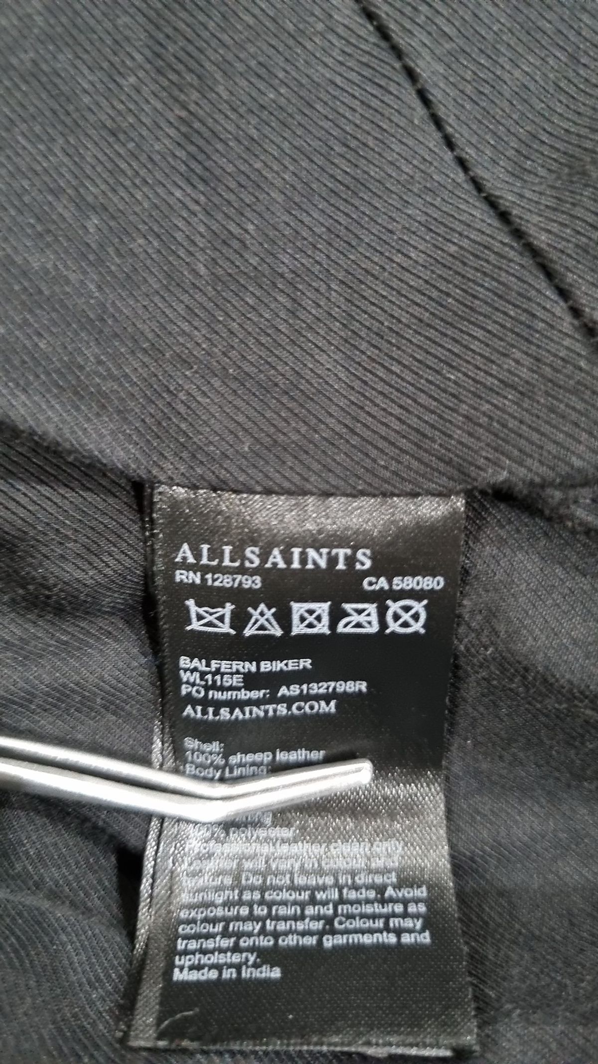 올세인츠(ALLSAINTS) 발펀 바이커 WL115E-5 34