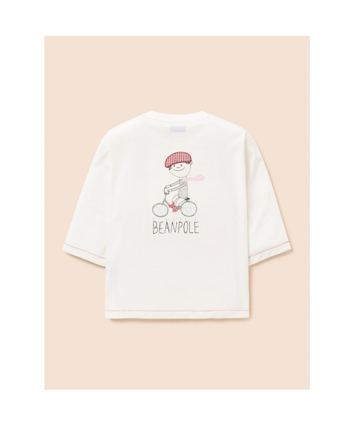 빈폴 키즈(BEANPOLE KIDS) [정희기] 7부 티셔츠  아이보리 (BI6741U020)