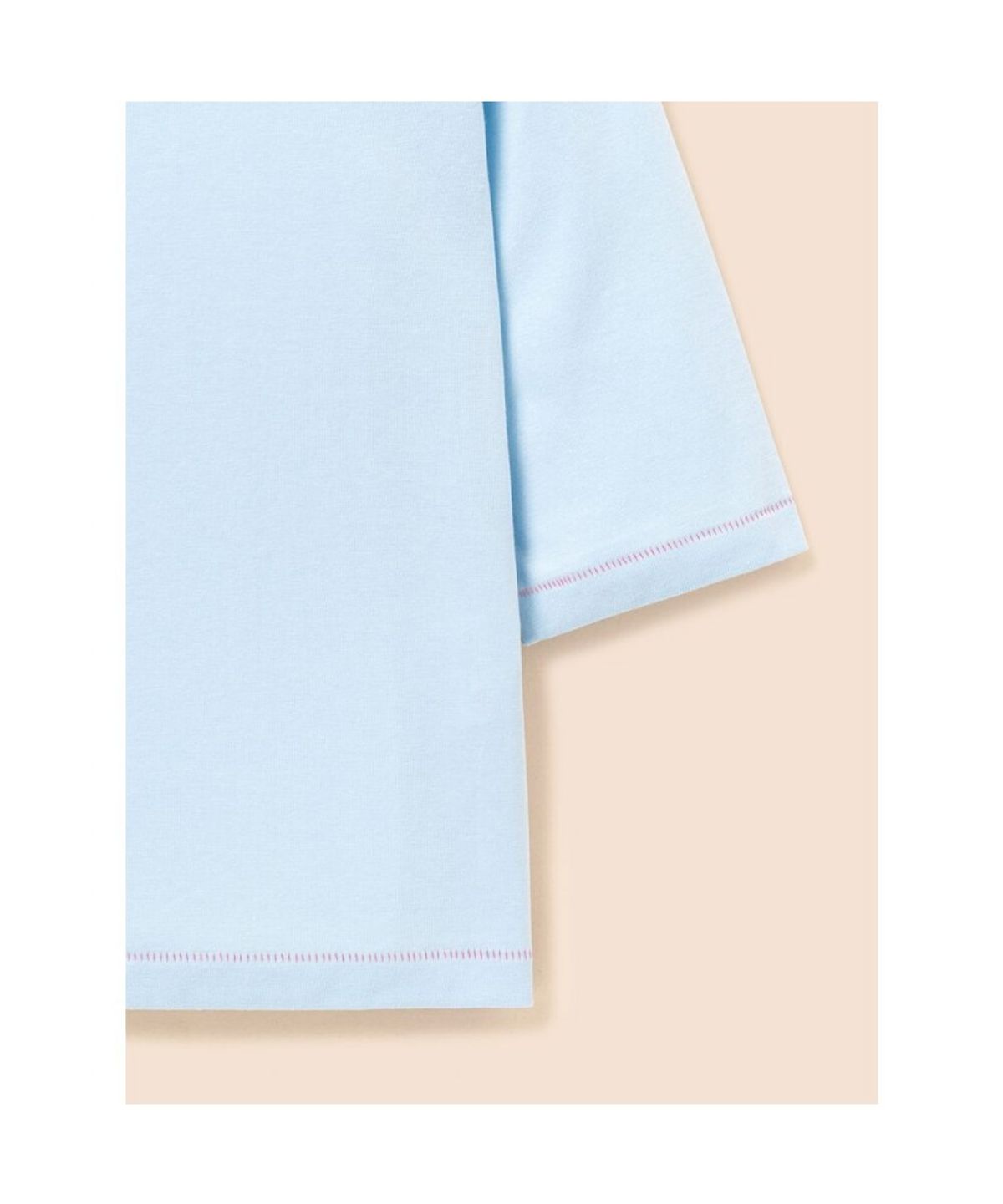 빈폴 키즈(BEANPOLE KIDS) [정희기] 7부 티셔츠  스카이 블루 (BI6741U02Q)